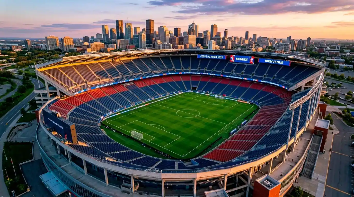 Vue d'ensemble des seize stades de la Coupe du Monde 2026 aux États-Unis, au Mexique et au Canada